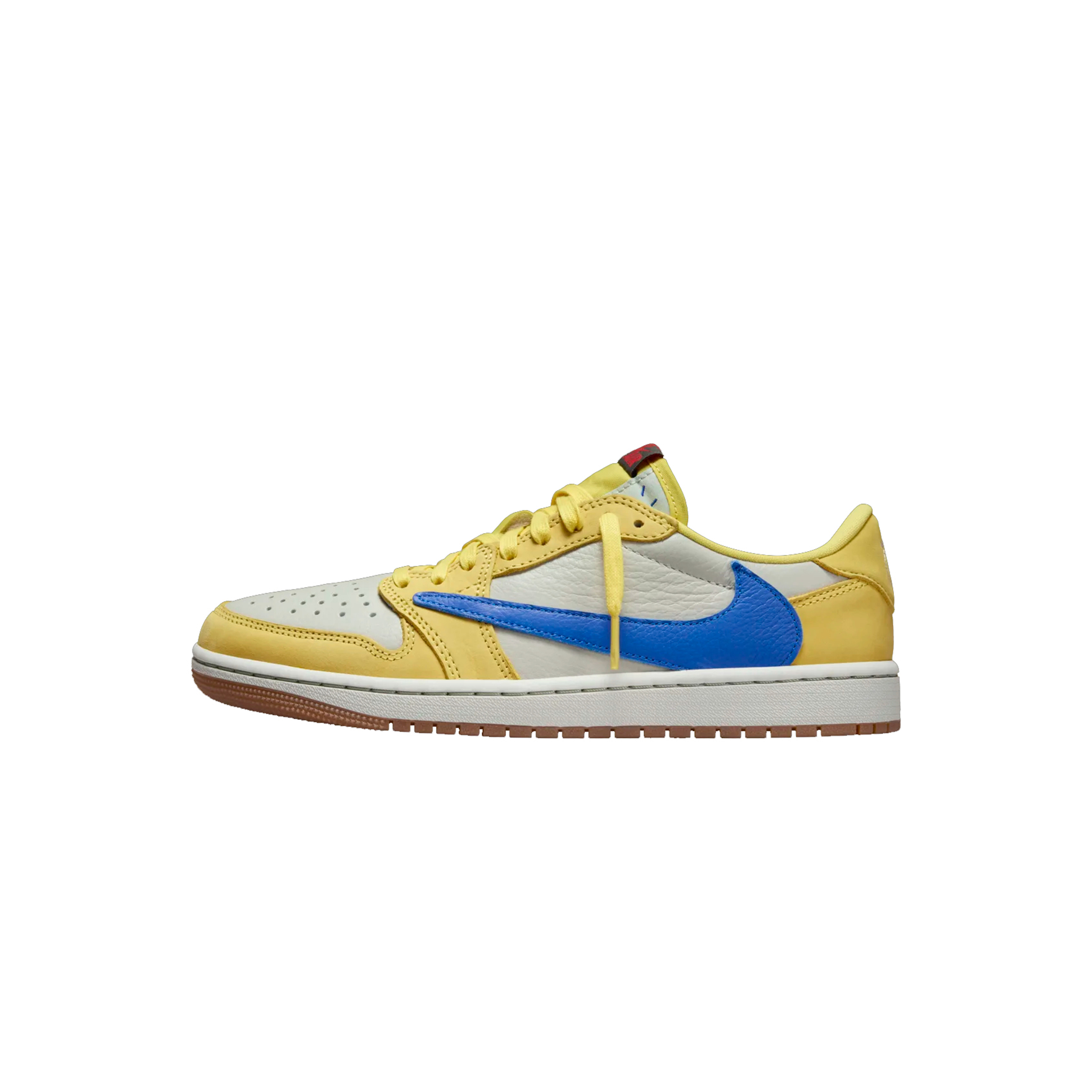 NIKE WOMEN'S AIR JORDAN 1 LOW OG X TRAVIS SCOTT CANARY DZ4137-700